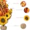 Glitzhome&#xAE; 21&#x22; Fall Sunflower Leaf Table Tree